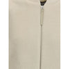Jacquemus The Le Blouson Pilu Jacket in white alpaca Wool Jacquemus