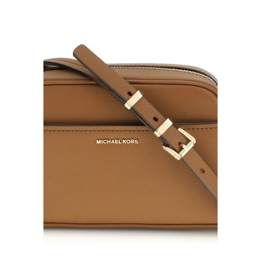 Michael Kors Brown Calf Leather Bos Taurus Shoulder Bag Michael Kors