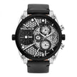 Police Black Leather Watch Police