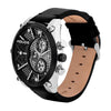 Police Black Leather Watch Police