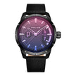 Police Black Leather Watch Police