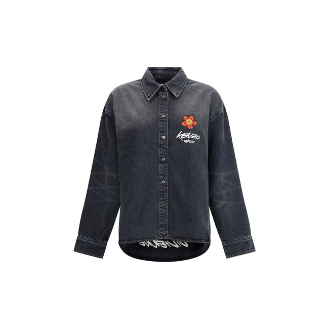 Kenzo x Futura Workwear embroidered japanese Denim Shirt Kenzo
