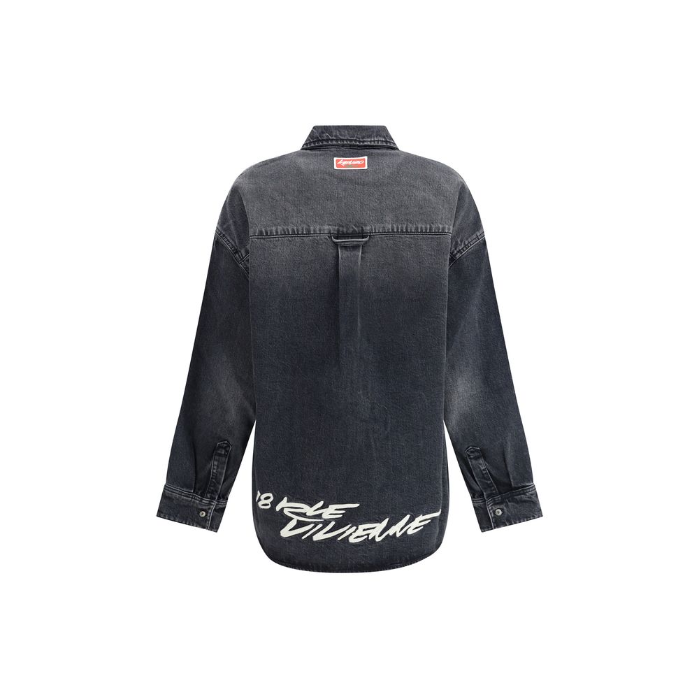 Kenzo x Futura Workwear embroidered japanese Denim Shirt Kenzo