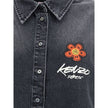 Kenzo x Futura Workwear embroidered japanese Denim Shirt Kenzo