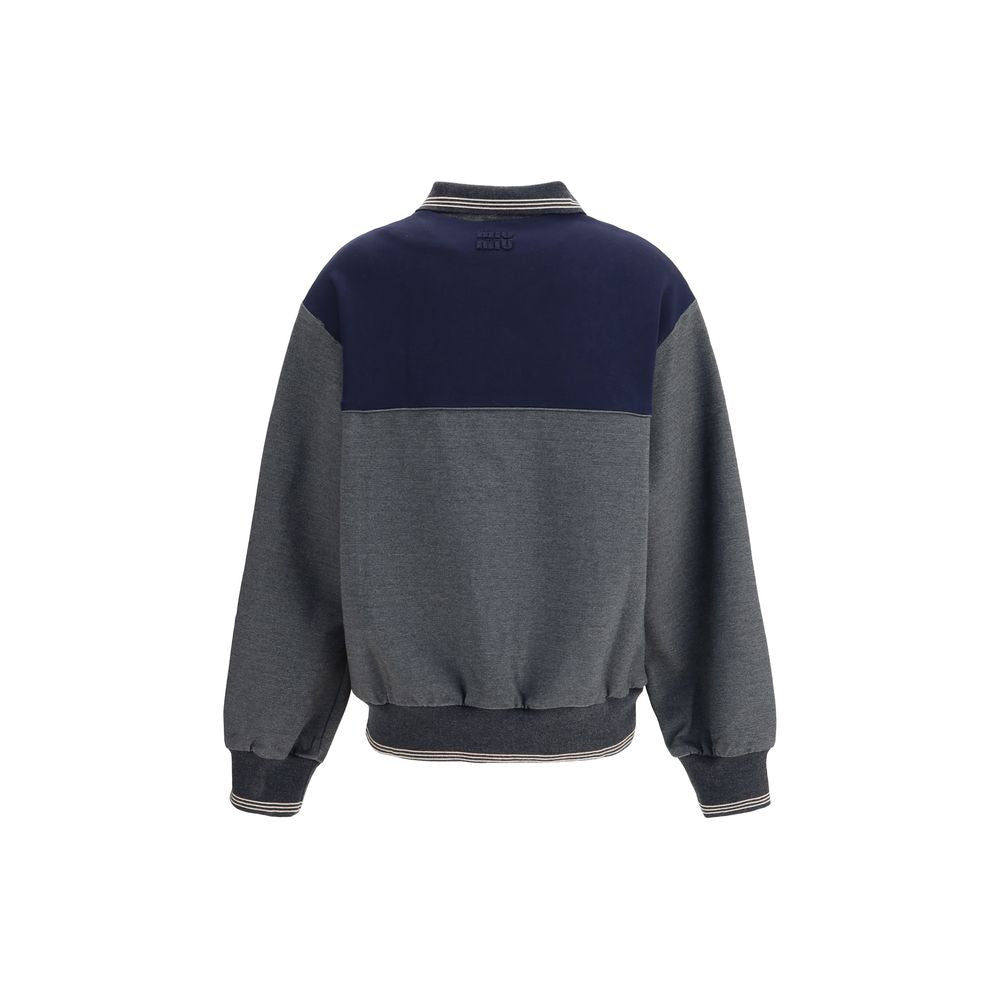 Miu Miu Zip polo Sweatshirt Miu Miu