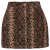 PINKO Brown Cotton Women's Miniskirt PINKO