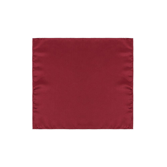 Dolce & Gabbana Red Silk Pocket Square Dolce & Gabbana