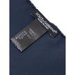 Dolce & Gabbana Blue Silk Pocket Square Dolce & Gabbana