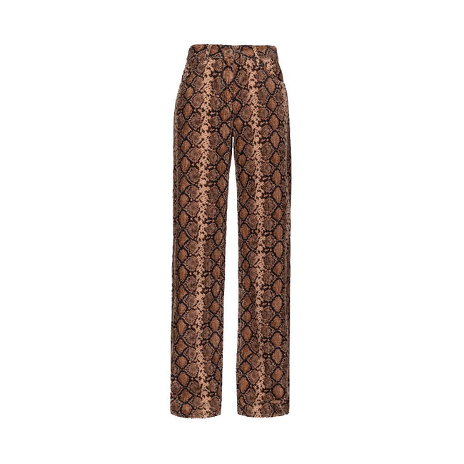PINKO Brown Cotton Women's Corduroy Pant PINKO