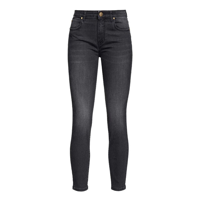 PINKO Black Cotton Women Jeans PINKO