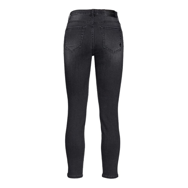 PINKO Black Cotton Women Jeans PINKO