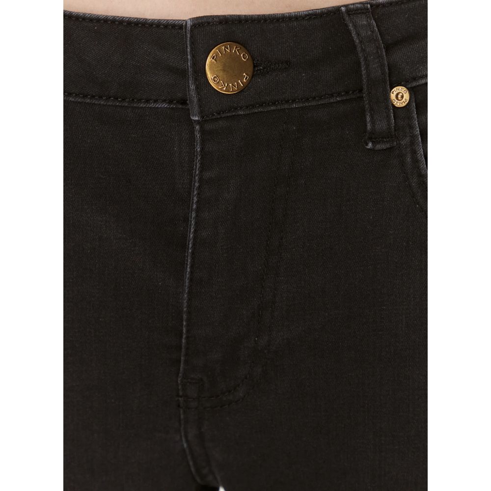 PINKO Black Cotton Women Jeans PINKO