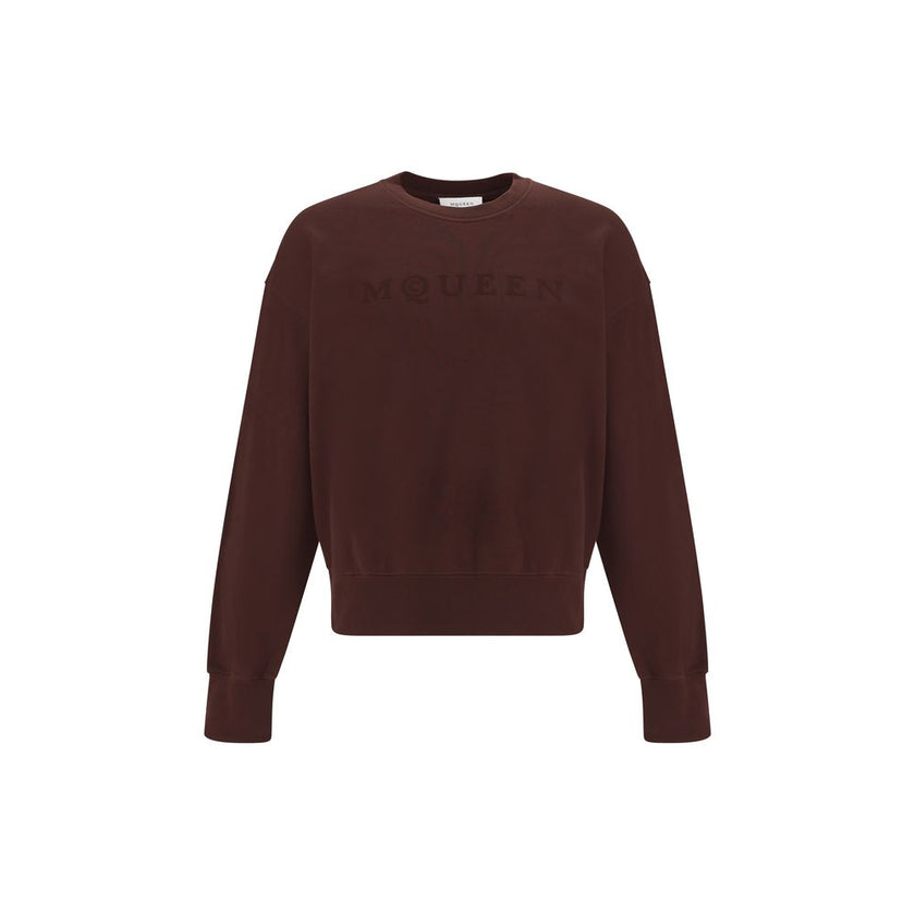 Alexander McQueen Brown Cotton Sweatshirt Alexander McQueen