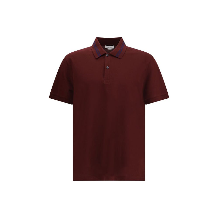 Alexander McQueen Bordeaux Cotton Polo Shirt Alexander McQueen