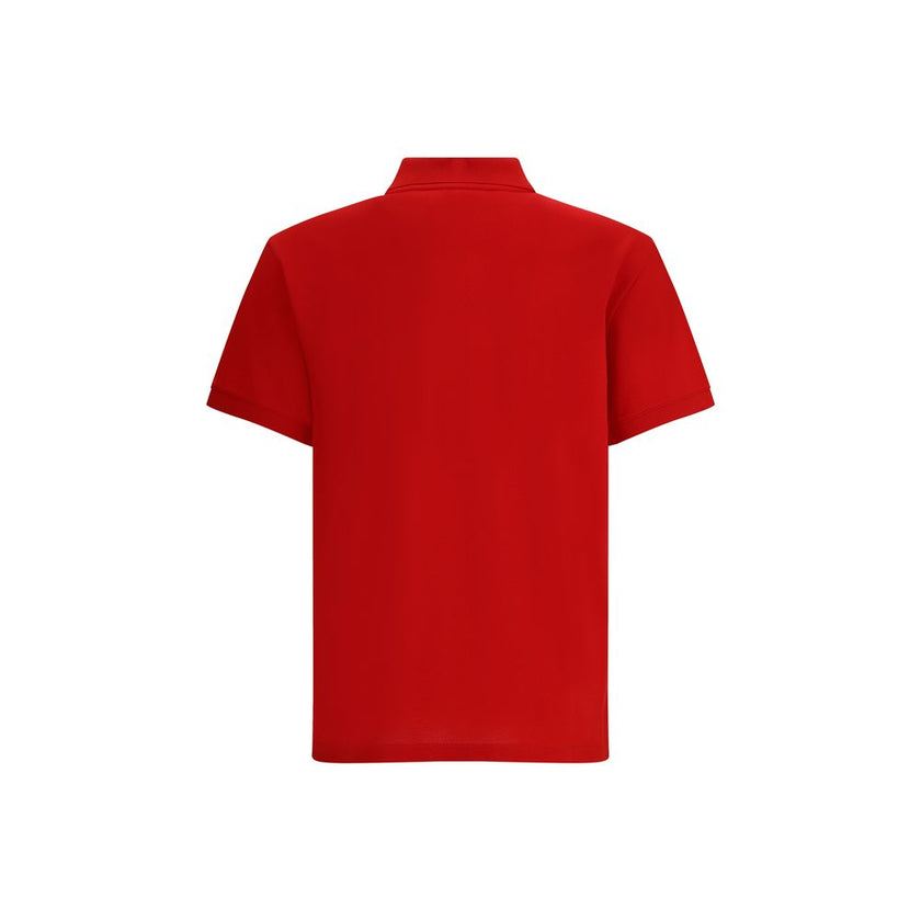 Alexander McQueen Red Cotton Polo Shirt Alexander McQueen