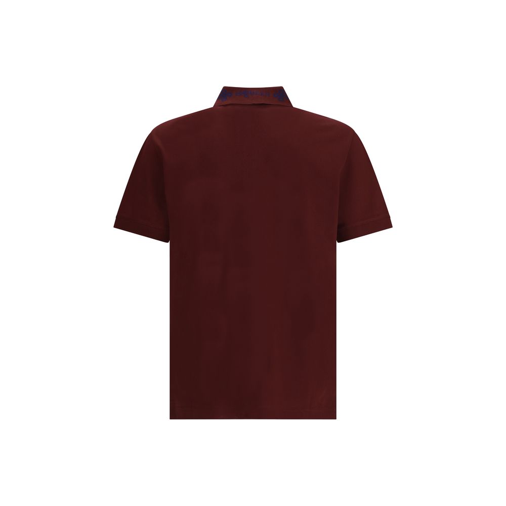 Alexander McQueen Polo with striped detail Alexander McQueen