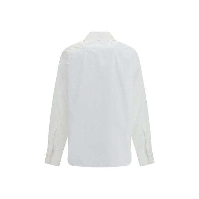 Alexander McQueen Long-sleeved Shirt with embellished collar Alexander McQueen