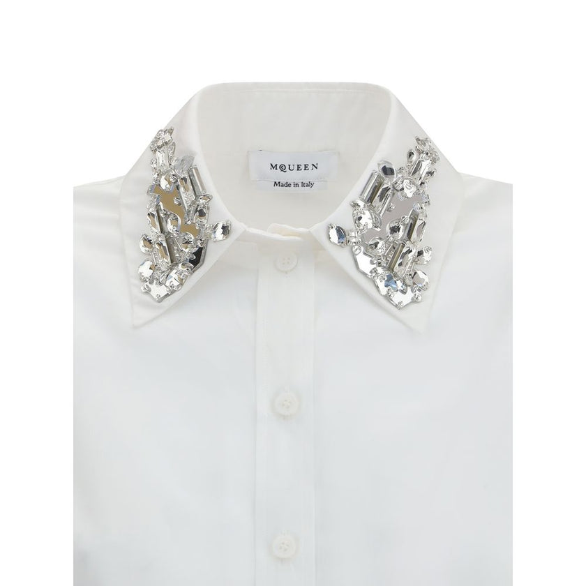 Alexander McQueen White Cotton Dress Shirt Alexander McQueen