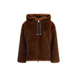 Herno Hooded Jacket in eco-fur Herno