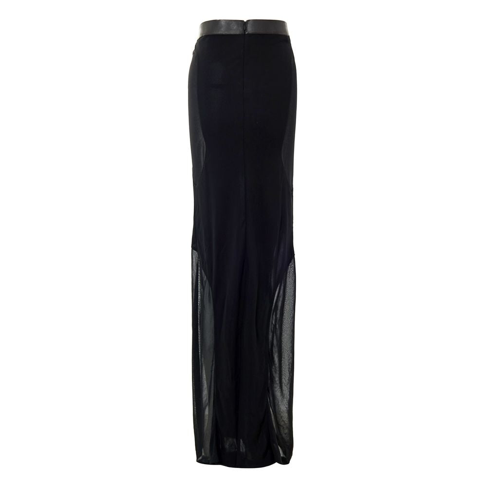 Tom Ford Black Viscose Skirt Tom Ford