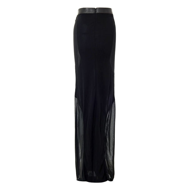 Tom Ford Black Viscose Skirt Tom Ford