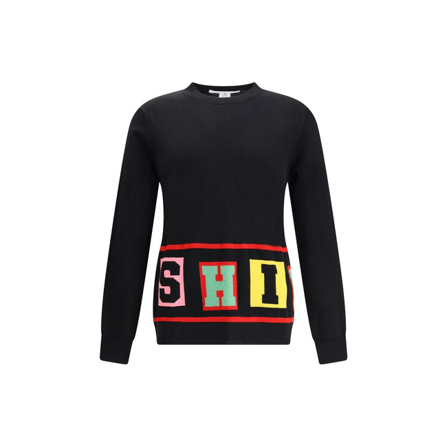 Comme Des Garçons Crewneck Sweater with colorful lettering Comme Des Garçons