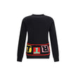 Comme Des Garçons Crewneck Sweater with colorful lettering Comme Des Garçons