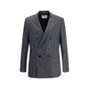 Ami Paris Double-breasted Blazer in Virgin Wool Ami Paris