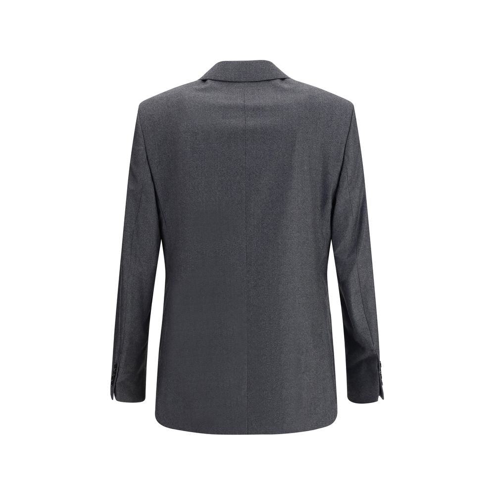 Ami Paris Double-breasted Blazer in Virgin Wool Ami Paris