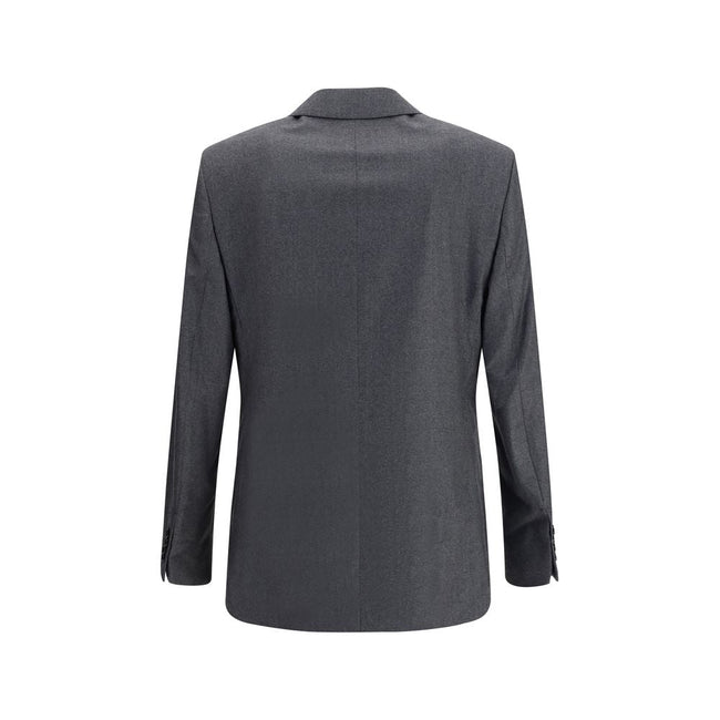 Ami Paris Double-breasted Blazer in Virgin Wool Ami Paris