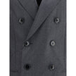 Ami Paris Double-breasted Blazer in Virgin Wool Ami Paris