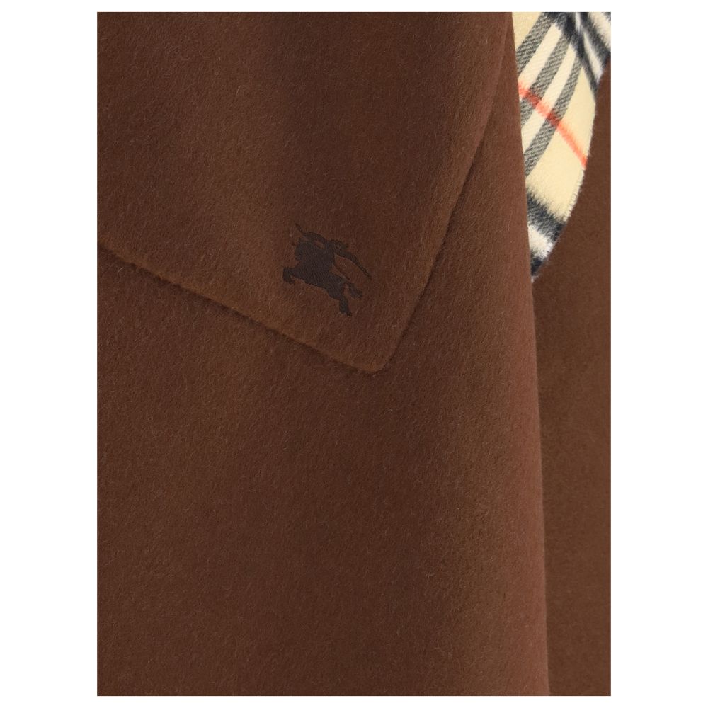 Burberry Reversible check wool cashmere Cape Burberry