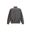 Balenciaga Zipped Jacket with Brown and Blue checked motif Balenciaga