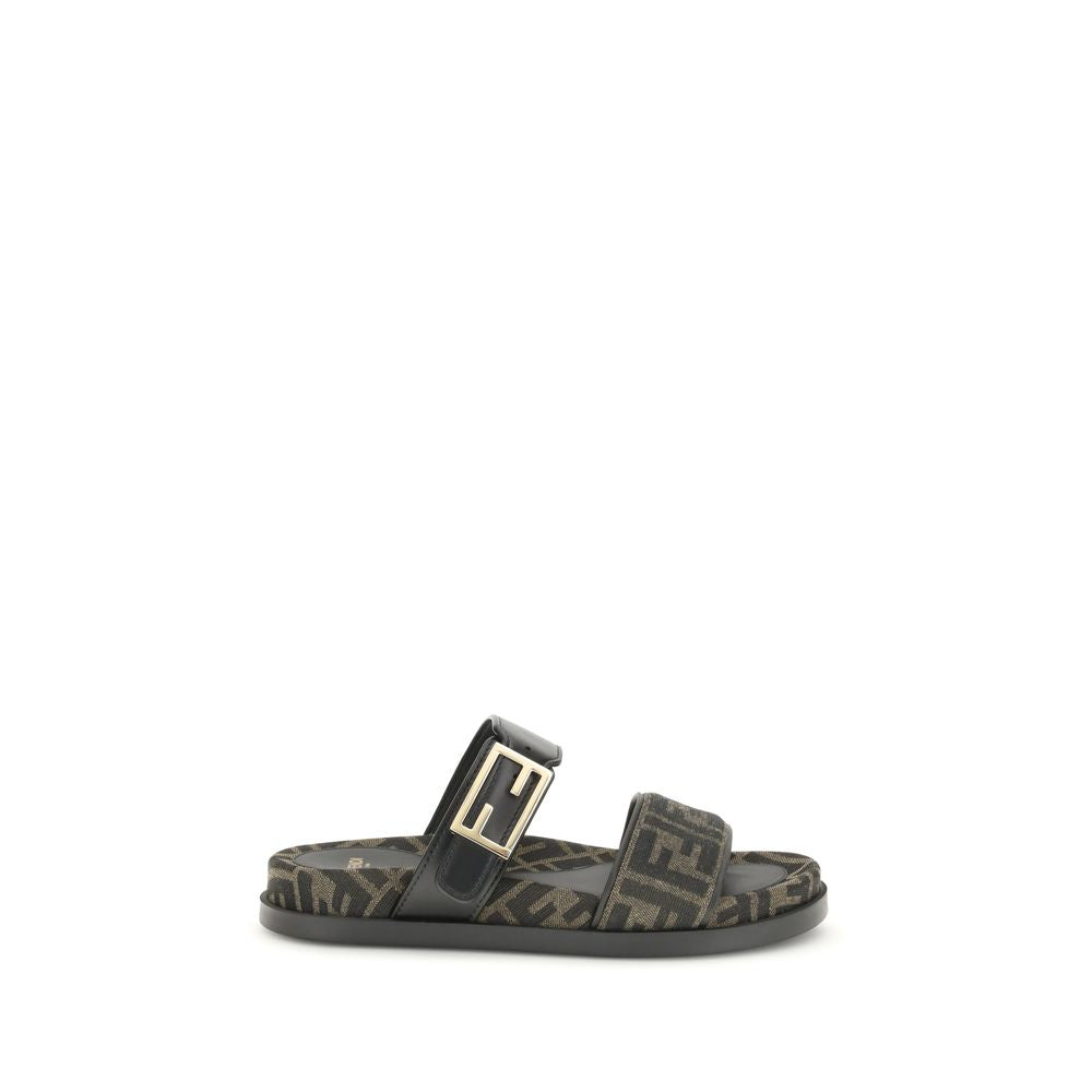 Fendi FF fabric sandal Fendi