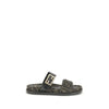 Fendi FF fabric sandal Fendi