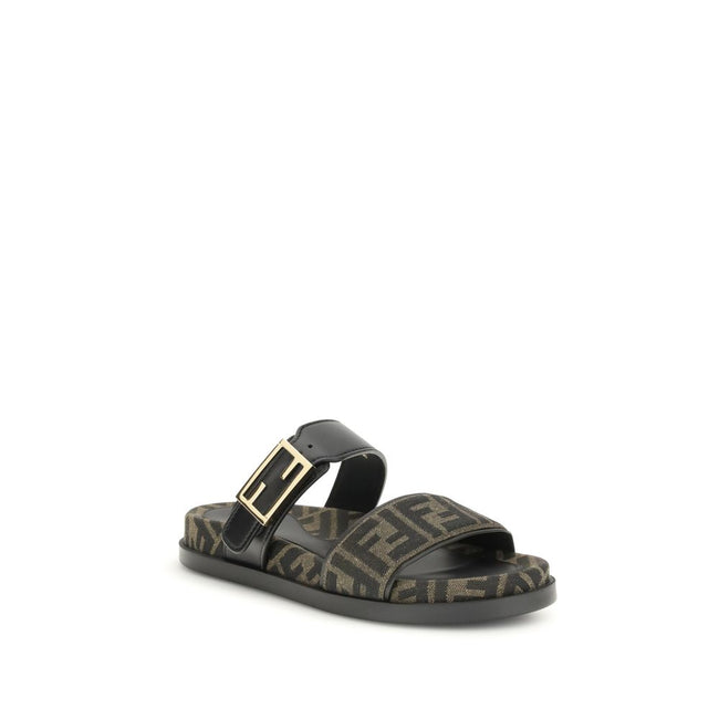 Fendi FF fabric sandal Fendi