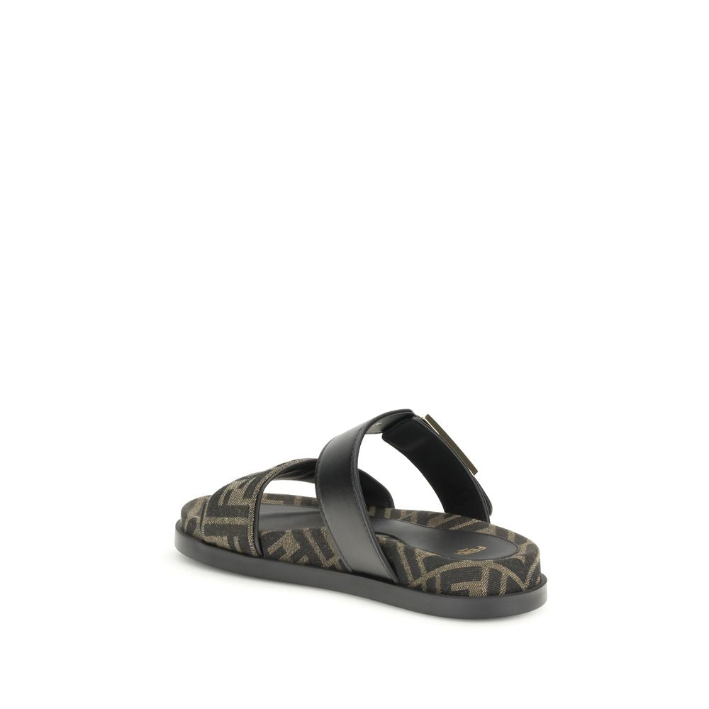 Fendi FF fabric sandal Fendi