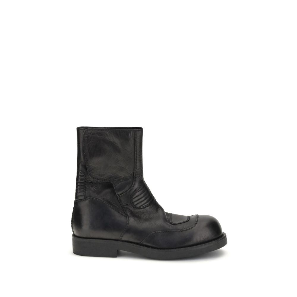 MM6 Leather Ankle Boots MM6