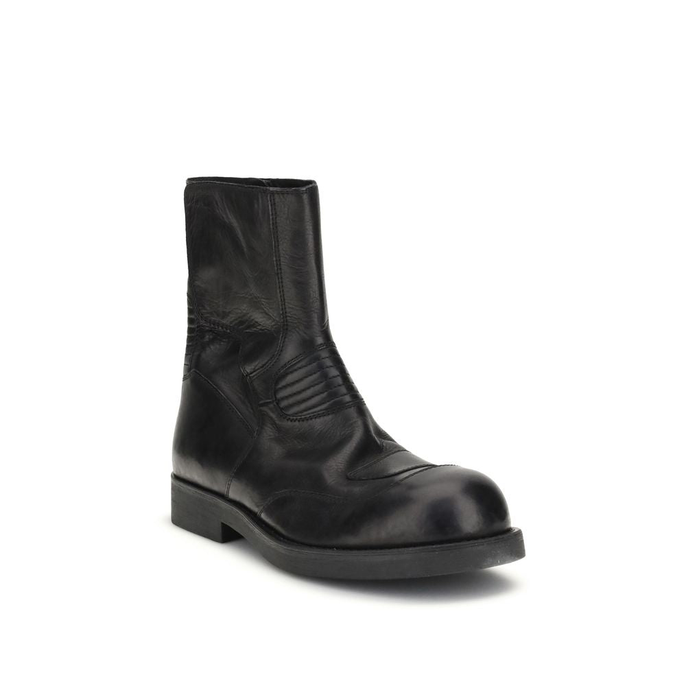 MM6 Leather Ankle Boots MM6