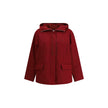Gucci Red Polyester faille Jacket Gucci