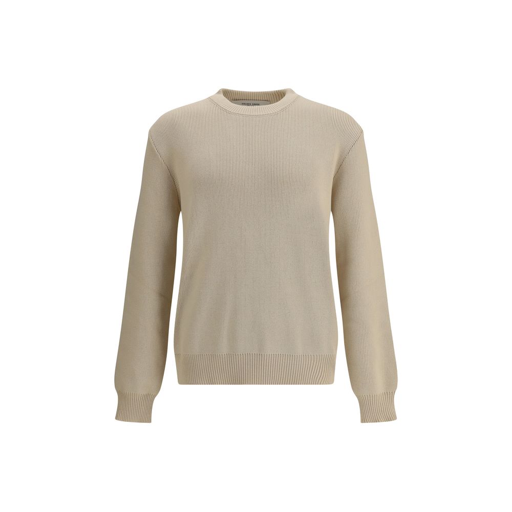 Golden Goose Beige ribbed-knit sweater Golden Goose
