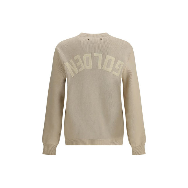 Golden Goose Beige ribbed-knit sweater Golden Goose