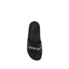Off-White Black Slides with Bookish Logo Off-White