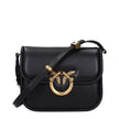 PINKO Black Leather Crossbody Bags PINKO