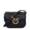 PINKO Black Leather Crossbody Bags PINKO