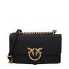 PINKO Black Leather Crossbody Bags PINKO