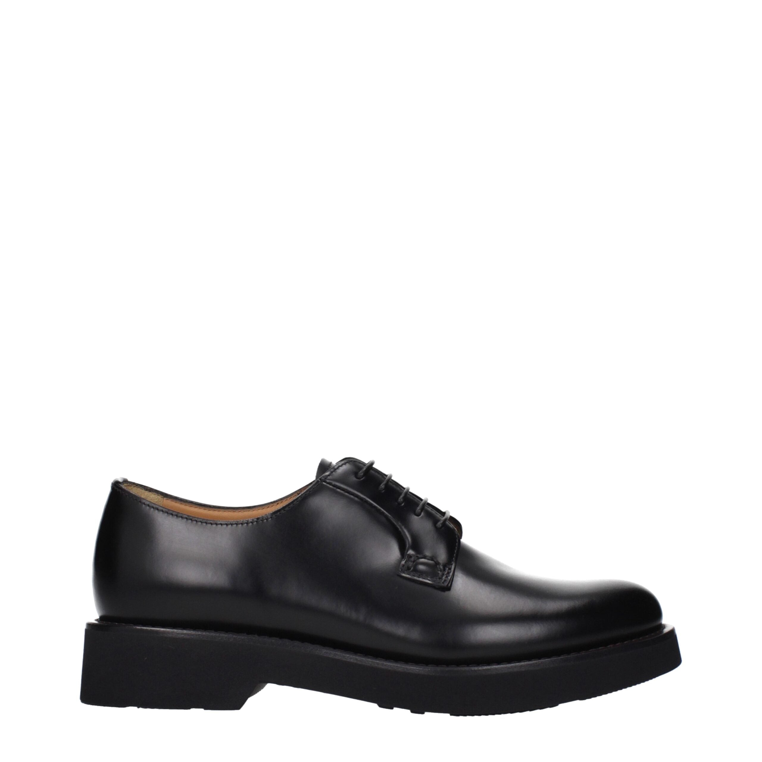 Church's Black Leather Oxfords And Derbies Church's