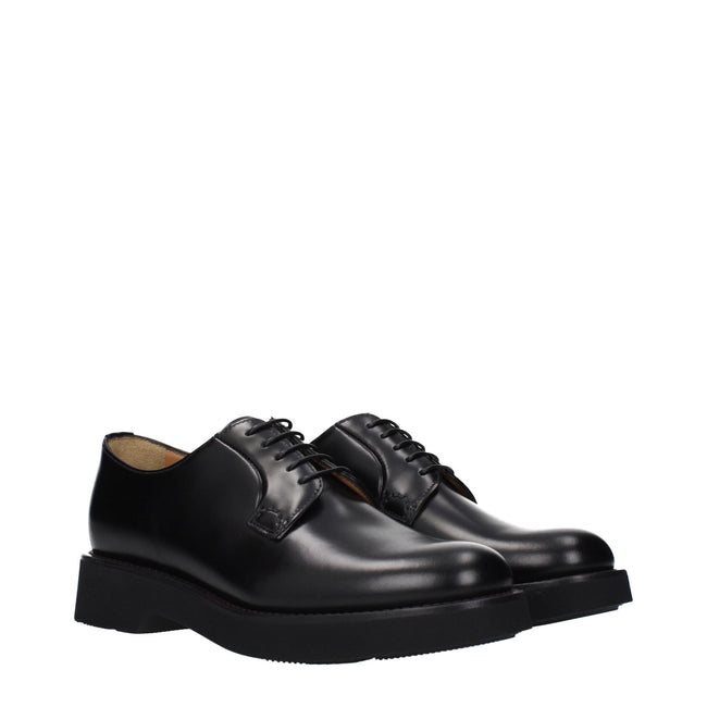Church's Black Leather Oxfords And Derbies Church's