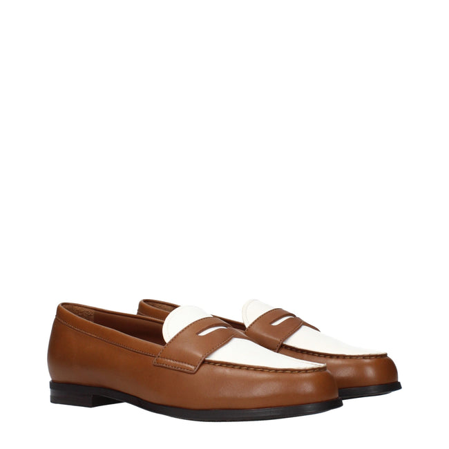 Church's Brown Leather Slip-On Loafers Church's