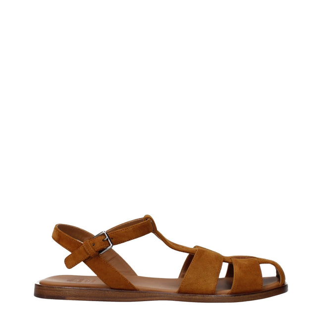Church's Brown Leather Flat Sandals Church's